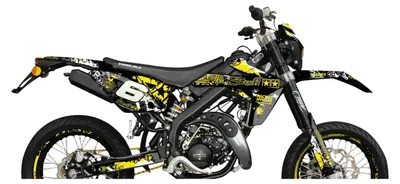 Obrázek produktu pro Samolepka kit kapotáž 22 dílů STAGE6 žlutá černá Rieju MRT 2009 2022