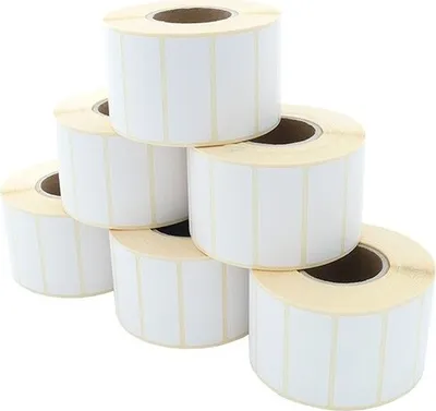 Produktbild von Etikettenrolle - Thermotransfer, 50 x 20mm, D85mm, Kern 40,1500 Etiketten/Rolle permanent