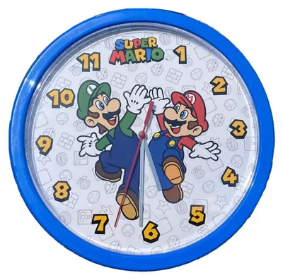 Analoge Wandklok Super Mario 25 cm Kinderzimmer