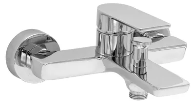 Produktbild von Wannenarmatur modernes Design Messing verchromt