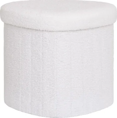 Produktbild von Stauraumhocker >Medford< in Weiß - 42,5x37,5x36,5 (BxHxT)