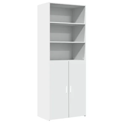Obrázek produktu pro vidaXL Highboard White 70x42,5x185 cm Materiál na bázi dřeva