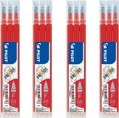 Produktbild von Pilot Frixion Ball Ersatzminen 0.5 rot - 12er-Set