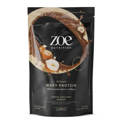 Immagine prodotto di zoe Whey Protein, 454 g - Choco Hazelnut Rocher