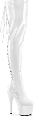 Produktbild von ADORE-3063 Damen Boots von Pleaser, Weiß  , EU 40, US 10