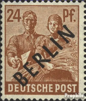 Produktbild von Briefmarken Berlin (West) 1948 Mi 9  gestempelt Schwarzaufdruck