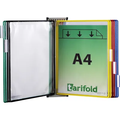 Produktbild von Wandsichttafelsystem A4 magnet. m. 10 Tafeln