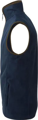 Produktbild von Premier Workwear PR803 | MenŽs ŽArtisanŽ Fleece Gilet S bis 3XL - Farbe: Navy (ca. Pantone 533C)/Brown (ca. Pantone 4975C) - Größe: M
