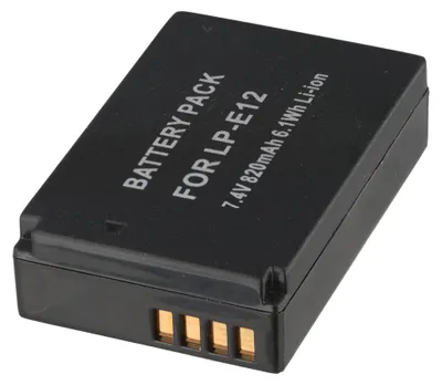 Immagine prodotto di Batteria ricaricabile AccuCell adatta alla fotocamera digitale CANON LP-E12, EOS M