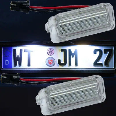 Produktbild von Led Kennzeichenbeleuchtung für Ford Ecosport | Edge | Fiesta | Figo | Ka+