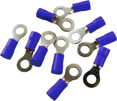 Image de 10 pcs cosses de câble à anneau Cosses de câble à sertir Anneaux de levage 6mm bleu MSZ 1,5-2,5mm2 MSZ-2,5/6