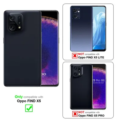 Immagine prodotto di Cadorabo Custodia per Oppo FIND X5 Custodia protettiva in rosso Custodia per telefono cellulare Custodia in silicone TPU Cover