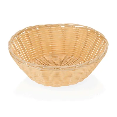 Obrázok produktu pre Bufetový košík na chlieb okrúhly béžový Ø 23 cm PP
