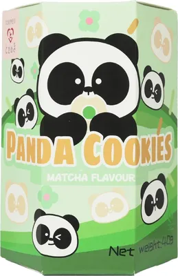 Produktbild von Tokimeki Panda Cookies Matcha Flavour 40g