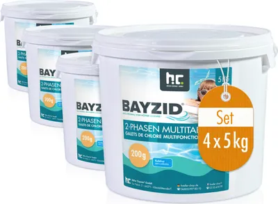 Produktbild von 4x 5 kg BAYZID® 2-Phasen-Multitabs 200g 6in1