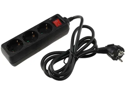 Produktbild von Goobay AC power Extension, 1,5 m, Schwarz