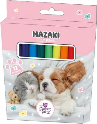 Image de Mazaki The Sweet Pets 12 couleurs - Beniamin