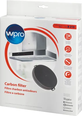 Image de Filtre à charbon anti-odeurs pour hotte - Wpro - CHF210/1 -