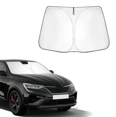 Obrázek produktu pro Sluneční clona do auta, Renault Arkana, 2021-2025, krytka na čelní sklo, ochrana proti UV záření, tepelná izolace, skládací