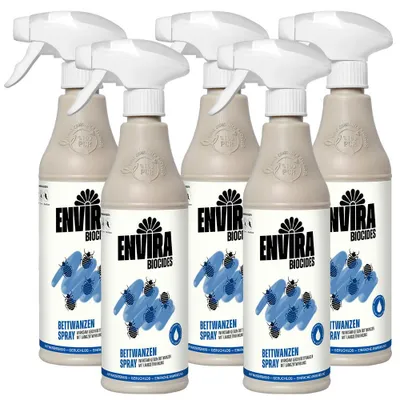 Produktbild von Envira Bettwanzen Abwehrspray im Vorteilspack 5x500ml