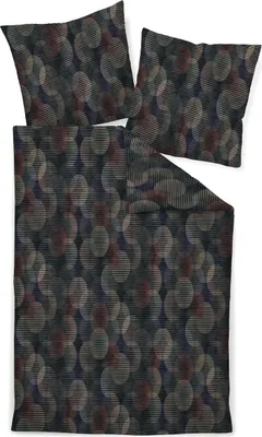 Produktbild von Janine Design Interlock-Jersey Bettwäsche-Garnitur CARMEN S  55073 Farbe monderz korallgold-06 Größe 135x200 + 80x80cm