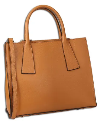 Produktbild von Toscanto tan, hellbraunfarbene Handtasche groß 32x27cmx13cm OTT183HC4