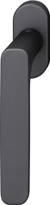 Produktbild von FSB Fenstergriff 34 1289 ovale Rosette 32,5 x 70, Aluminium schwarz matt