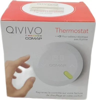 Produktbild von Comap QTW12 EW CO EU Smart Home Thermostat elektrische Heizung weiß 105x105x25 mm innovativ