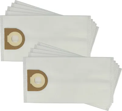 Produktbild von vhbw 10x Staubbeutel kompatibel mit Cleancraft flexCAT 16 H Staubsauger - 29cm x 14,5cm Weiß