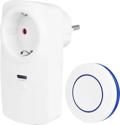 Image de Contrôleur d'appareils ménagers Prise sans fil 2 voiesde contrôle à distance Prise UE 250 V