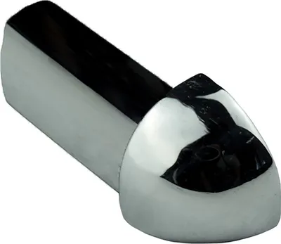 Produktbild von Viertelkreis Ausseneck Vollmaterial Edelstahl V2A 10mm glänzend
