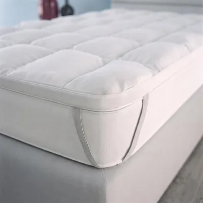 Obrázok produktu pre Stehovaná vrchná vrstva "Plus", ochranná podložka na matrac, biela, 180x200 cm