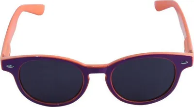 Produktbild von 80er Retro Sonnenbrille zweifarbig - lila & orange