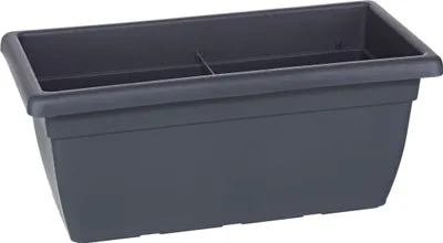 Produktbild von Dehner Blumenkasten, ca. 100 x 45 x 40 cm, Kunststoff, anthrazit