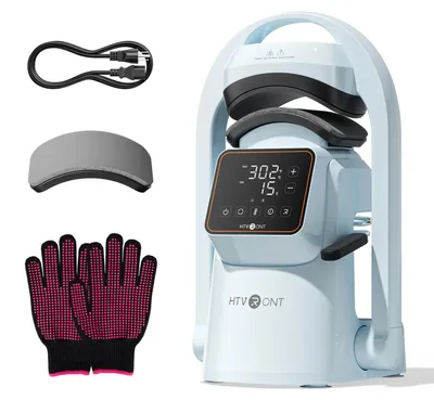 Obrázok produktu pre Kappenpres A300 HPH04 – Automatický lis na čiapky – 2 vykurovacie platne – rozsah teplôt 40–210 °C – časovač 1–999 sekúnd – pre čiapky, DTF fólie, aplikácie, sublimáciu – konektor pre európsku zásuvku