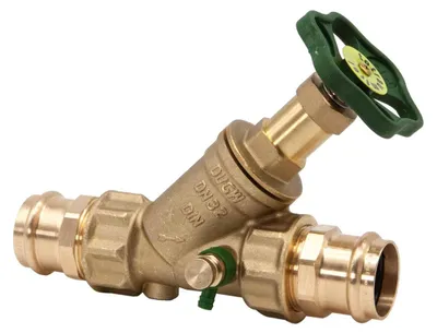 Produktbild von Schlösser Armaturen FREISTROMVENTIL, PRESSANSCHL.IG M.ENTL, N.ST.SP, DN32, PRESS35, DVGW