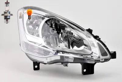 Produktbild von Scheinwerfer passend für Citroen Berlingo 7 08-12 Rechts Leuchtmittel 00006206K6 6206K6 Johns