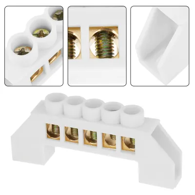 Produktbild von Klemmenblock, Klemmenverbinder, Schraubklemme, Messingklemme, elektrischer Steckverbinder