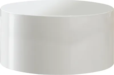 Produktbild von SalesFever Couchtisch Ø 60 cm rund | Hochglanz lackiert | MDF-Holz | B 60 x T 60 x H 30 cm | weiß