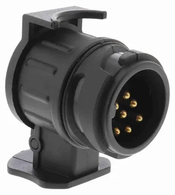 Image de Adaptateur VEMO pour prise de courant - Adaptateur pour attelage de remorque V98-66004-1 en plastique