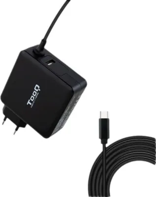 Imagen del producto de Tooq Cargador portátil conector USB-C 65W