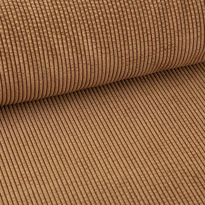 Produktbild von Cord Stoff Bubble Bekleidungsstoff Dekostoff uni braun 1,45m