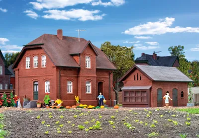 Produktbild von Kibri 38190 - H0 Siedlungshaus in Bottrop mit Nebengebäude - Neu