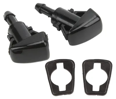 Imagen del producto de Boquilla rociadora del limpiaparabrisas, juego de 2, compatible con Dodge RAM 2009-2010, número de pieza de reemplazo: 5113049AA