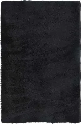 Obrázok produktu pre Chlpatý koberec s vysokým vlasom NAVARRA čierny 130x200 cm