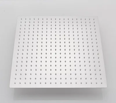 Produktbild von Edelstahl Duschkopf 40x40 cm Regendusche Quadrat Ultradün