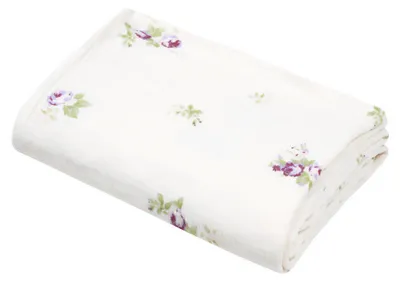 Immagine prodotto di Coperta in cotone con rose ROZARIA, 140 x 200 cm