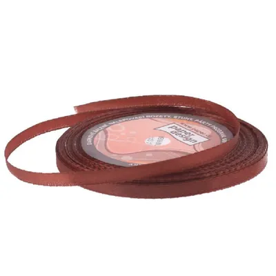 Immagine prodotto di Nastro di raso 6 mm/32 m - marrone scuro
