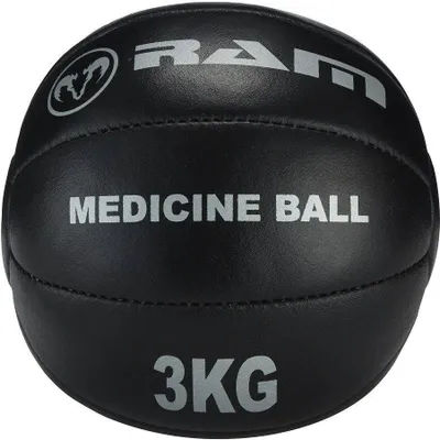 Zdjęcie produktu dla Piłka lekarska - Piłka Crossfit - Piłka lekarska - Czarna skóra - 10 KG