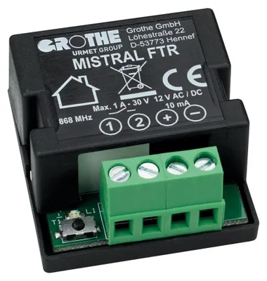 Immagine prodotto di Relè apriporta radio Grothe RW150m 868,35MHz MISTRAL FTR